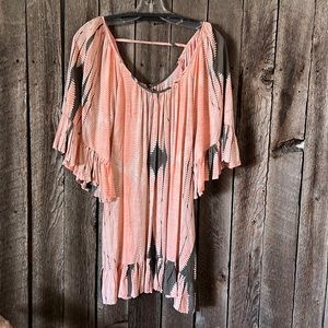 Papillon peach dress size L